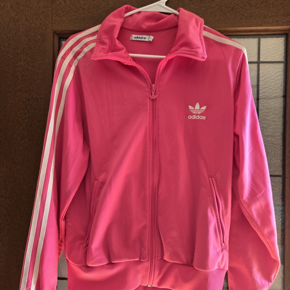 Adidas Women's Pink Track Jacket